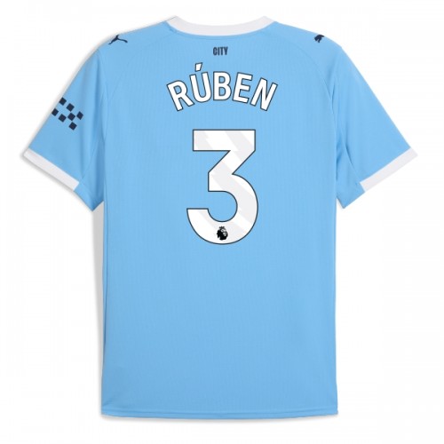 Manchester City Ruben 3 Voetbalshirt Thuis 2025-26 Manchester City Ruben 3 Voetbalshirt Thuis 2025-26